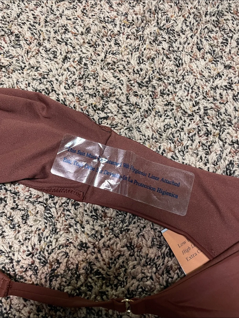 Shade & Shore Rust-Brown Bikini Bottom XL | NWT - Picture 4 of 5